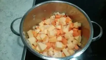 Make Coconut milk carrot pumpkin soup step 2