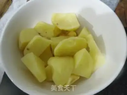 Make Potato chicken step 2