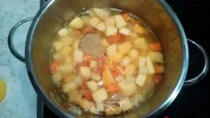 Make Coconut milk carrot pumpkin soup step 4