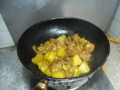 Make Potato chicken step 13