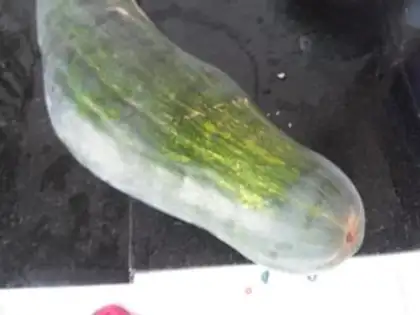 Make Red-burned cucumber step 0