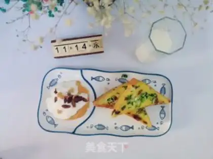 Make cucumber egg toast step 7