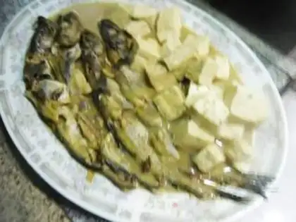 Make Mingtae fish tofu step 10