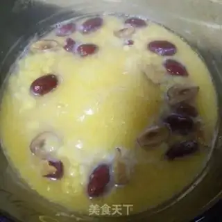Make Sweet, sweet, red-tree porridge step 1
