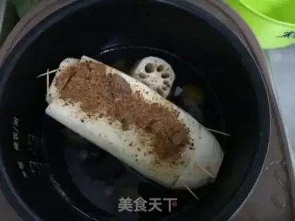 Make Red sugar rice step 2