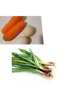 Make Carrot fried eggs step 0