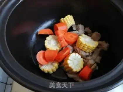 Make Corn carrot steak soup step 4