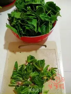 Make A thousand spinach step 0