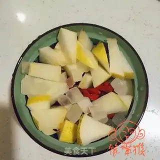 Make Sweet duck pear step 1