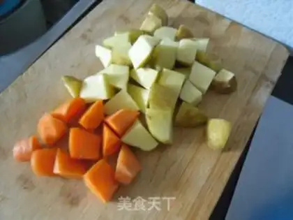 Make Curry potatoes step 1