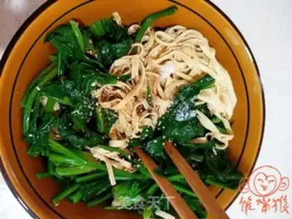 Make A thousand spinach step 10