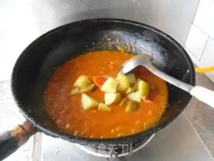 Make Curry potatoes step 9