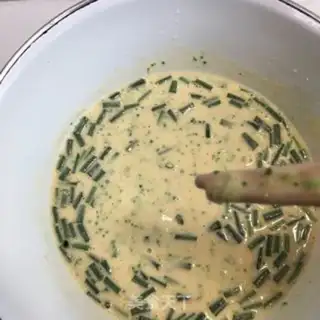 Make A broccoli eggcake step 5