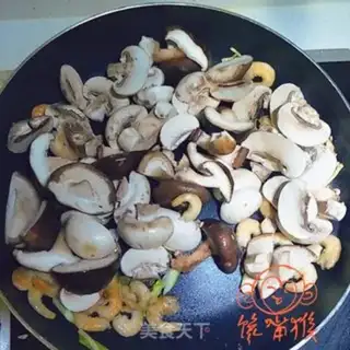 Make Dry shrimp fungus tofu step 6