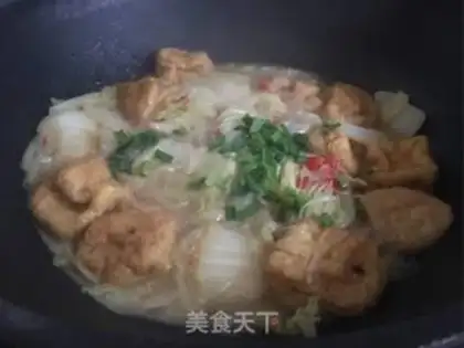 Make Cabbage fan soup step 5