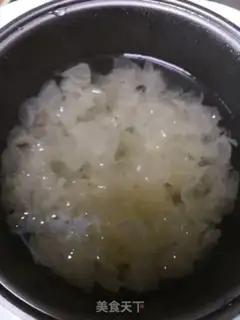 Make A silver ear of rice wine step 4