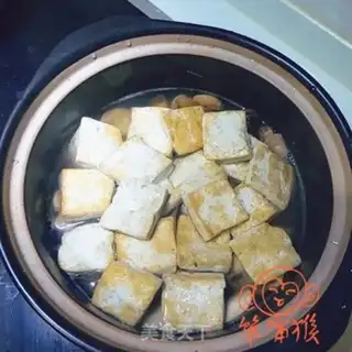 Make Dry shrimp fungus tofu step 7