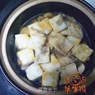 Make Dry shrimp fungus tofu step 8