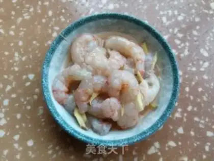 Make Blue radish shrimp step 0