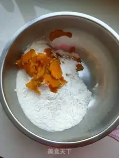 Make Pumpkin burrito step 1