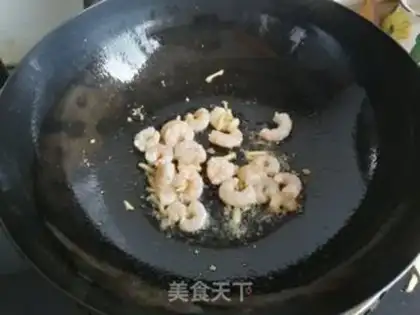 Make Blue radish shrimp step 2