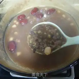 Make Green bean gruel step 4