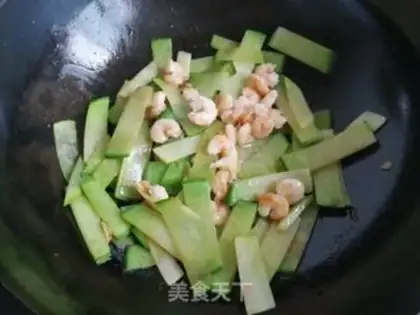 Make Blue radish shrimp step 4