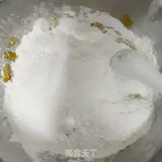 Make Pumpkin rice cake step 2