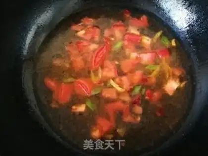 Make Gold pins and mushrooms, sprouts and soy sauce step 7