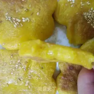 Make Pumpkin rice cake step 9