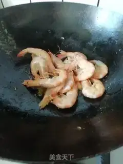 Make Cheese juice shrimp pan step 0
