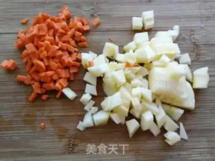 Make Carrot apple juice step 1