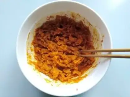 Make Pumpkin bean pie step 2