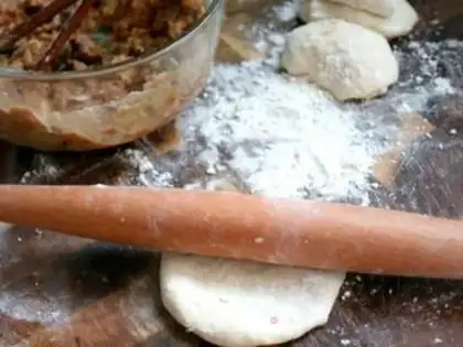 Make Frozen meat buns step 4
