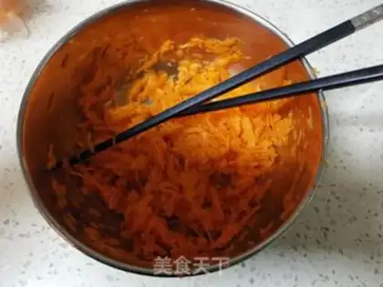 Make Carrot eggcake step 4