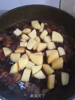 Make Five flowers for potatoes step 11
