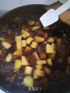 Make Five flowers for potatoes step 12