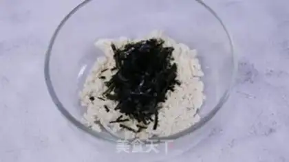 Make Tofu seaweed cookies step 1