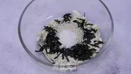 Make Tofu seaweed cookies step 2