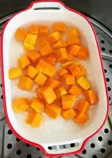 Make Pumpkin rice step 4