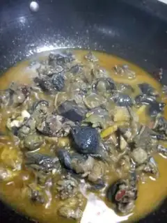 Make Yellow chicken mushrooms step 11