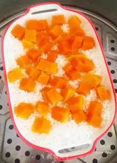 Make Pumpkin rice step 5