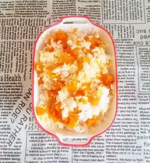 Make Pumpkin rice step 6
