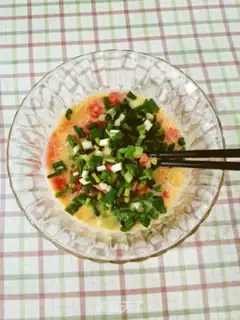Make Tomato eggcake step 2