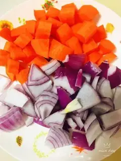 Make Curry chicken step 1