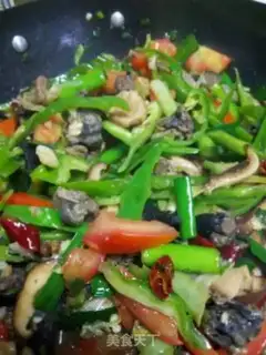 Make Yellow chicken mushrooms step 16