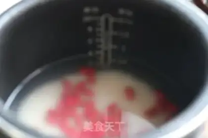 Make Red bean rice step 2
