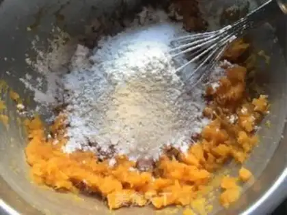 Make Sesame potatoes rice cake step 2