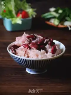 Make Red bean rice step 3