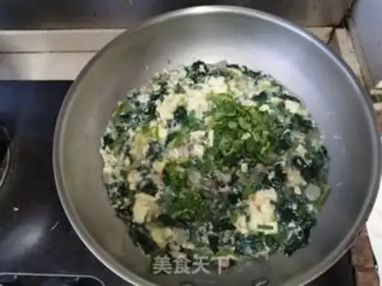 Make Spinach omelet soup step 9